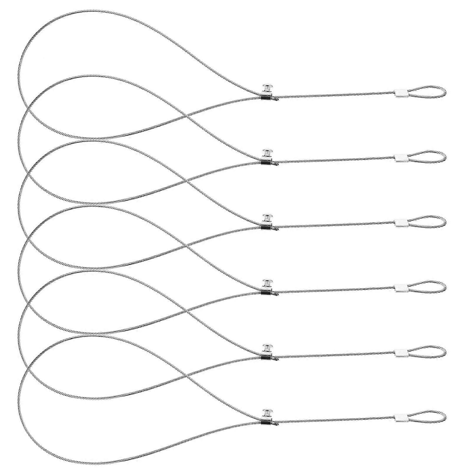 Adjustable Cable Pull Gate Latch 6pcs Set   Durable Stainless Steel Locking Mechanism for Metal and Wooden Fences, Easy Access & Enhanced Security