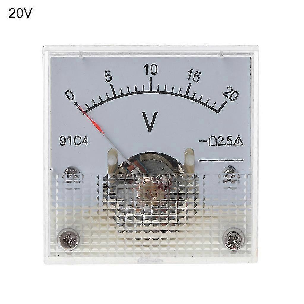 91C4 pentru voltmetru DC Analog Panel Voltage Meter Indicator mecanic tip 3/5/10/