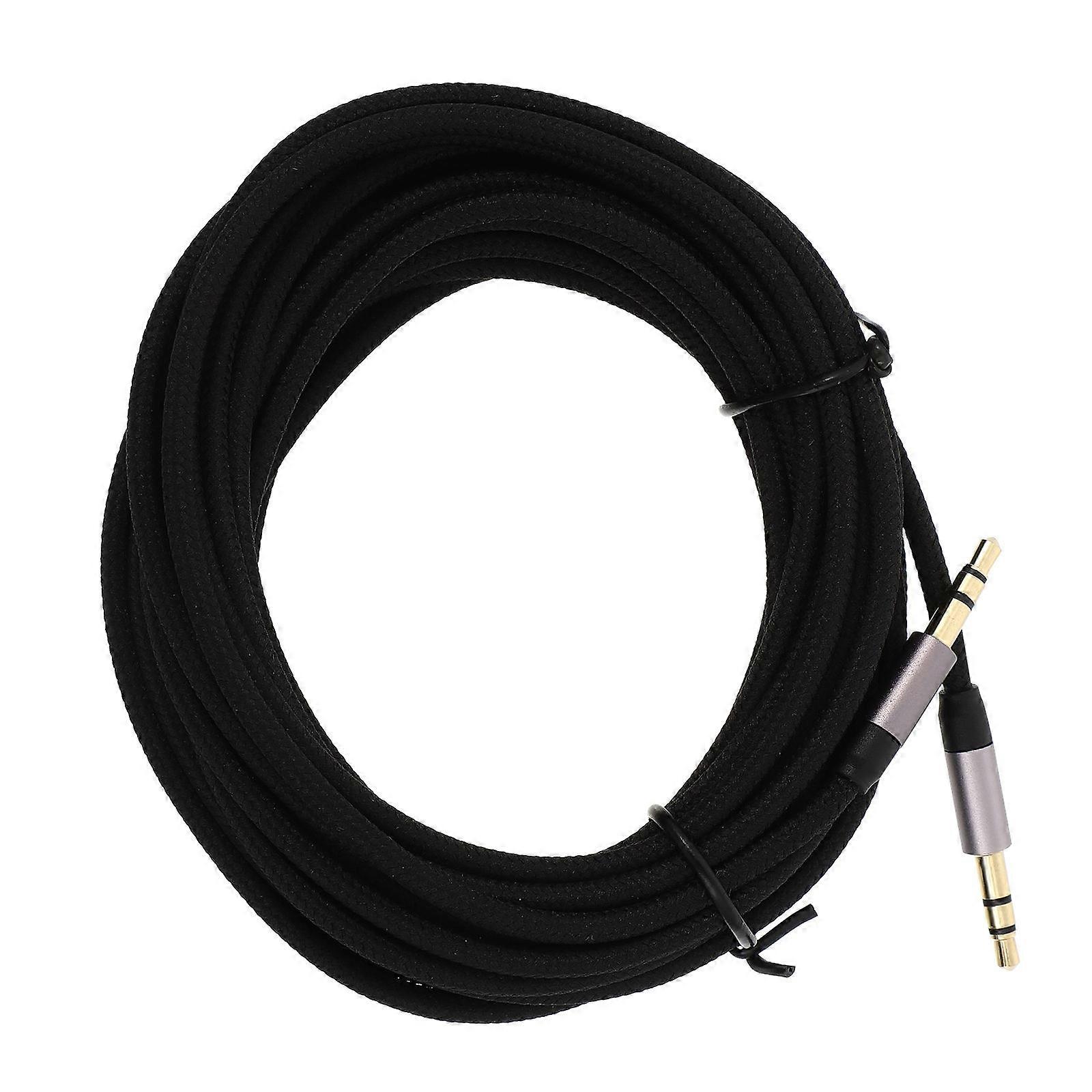 Male to Male Audio Cable, Nylon Braided Auxiliary Cable for Headphones, Players, and Speakers, Durable, Design for Clear Sound Quality