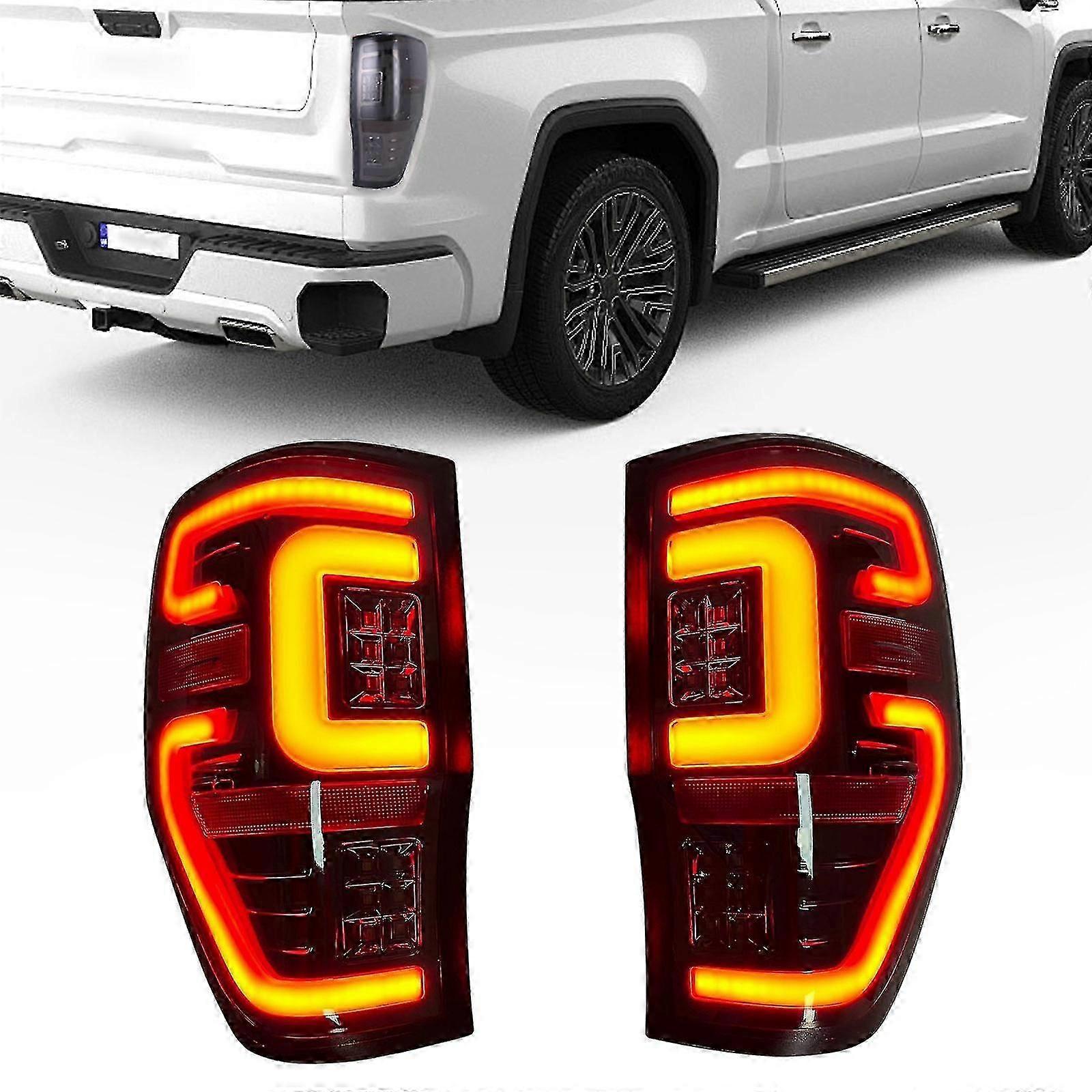 2X LED Rear Sequential Tail Lights for Ford Ranger 2012 - 2021
