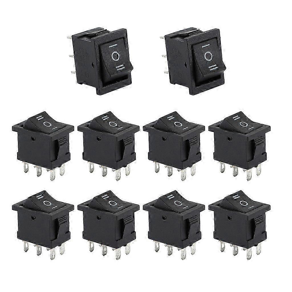 1/4/10Pcs 6 Pin 2 Positions Rocker Switches Power Button Switches Enduring