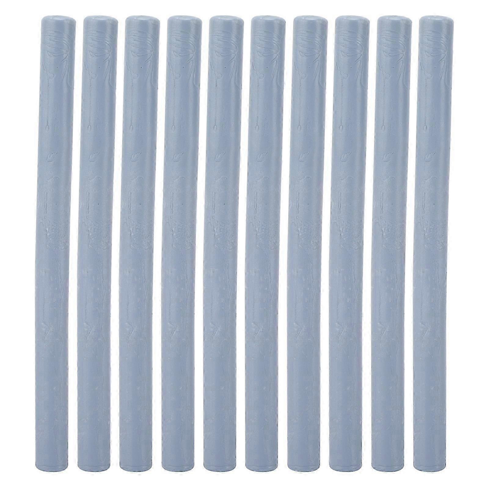 10Pcs MultiColor Sealing Wax Sticks for DIY Invitations Cards Envelopes (Haze Blue)