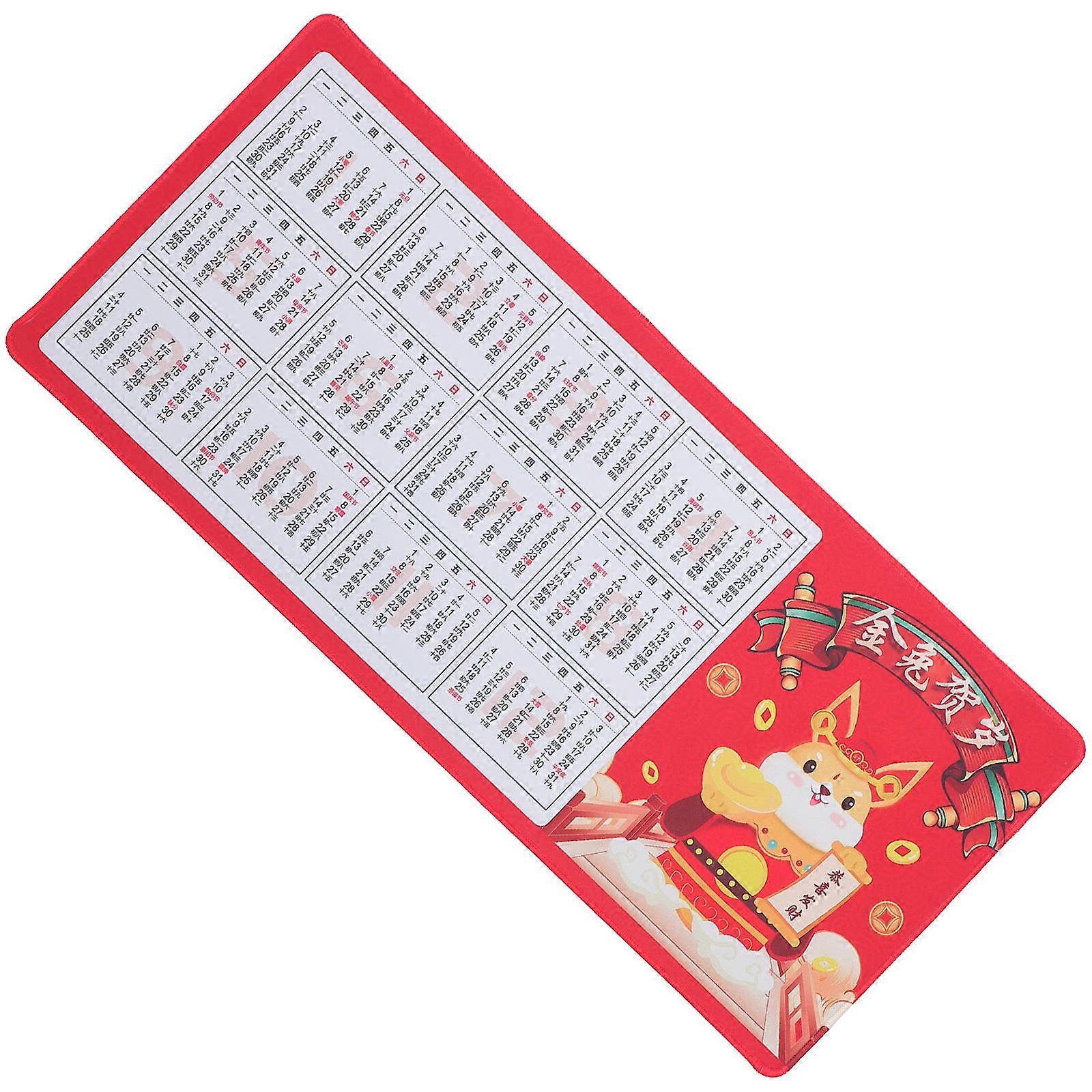 Rubber Mousepad Gaming Anti-slip Red 70X30CM 3mm Thick Large Mouse Pad For Desk 1Pack