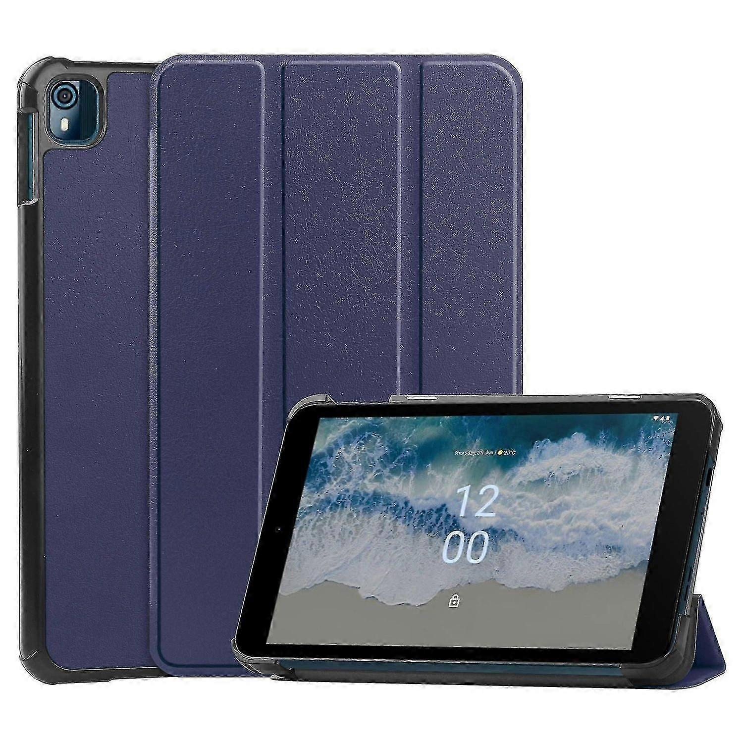 Nokia T10 Tablet Cover Protective PC Trifold Stand Shockproof Scratch Resistant Case