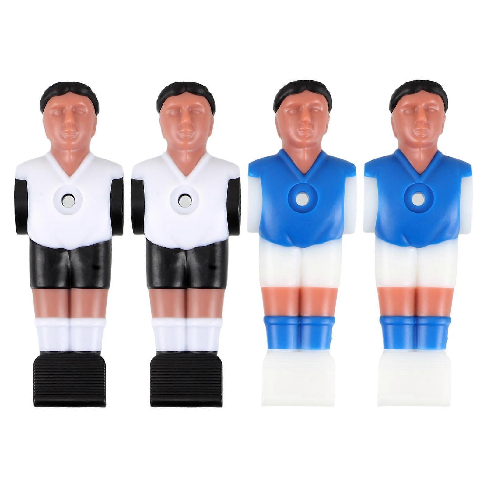 Foosball Men Replacement Table Football Accessory Family Interaction Assorted Color 4Pcs