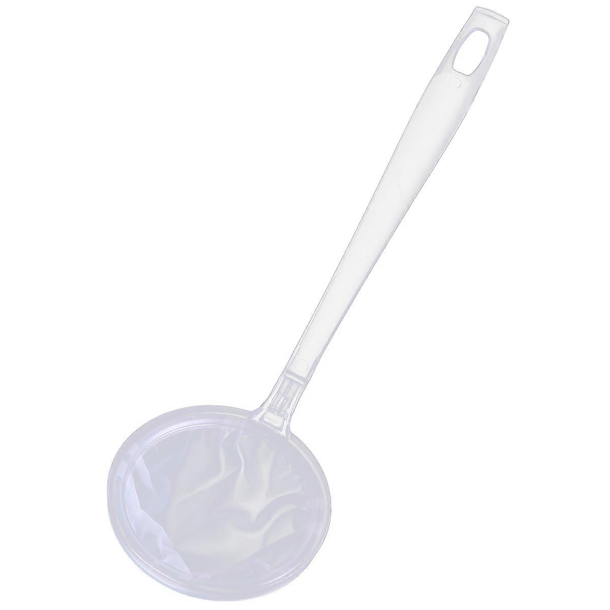 Heat Resistant Hot Pot Skimmer with Ergonomic Handle, Fine Mesh Strainer Spoon for Oil Removal and Soup Skimming, Detachable Handle Cooking Tool for