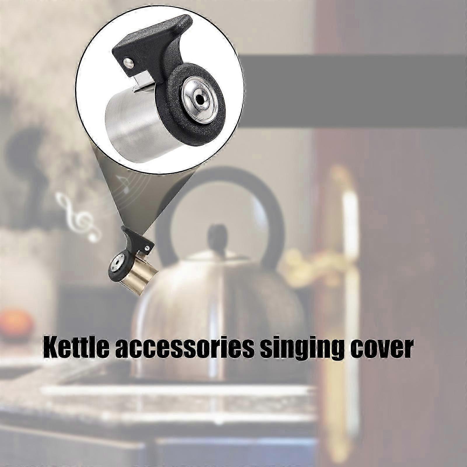 Tea Kettle Whistle Replacement Water Boiling Kettle Nozzle Stainless Steel Teapot Spout Tip Kettle Warning Accessory D