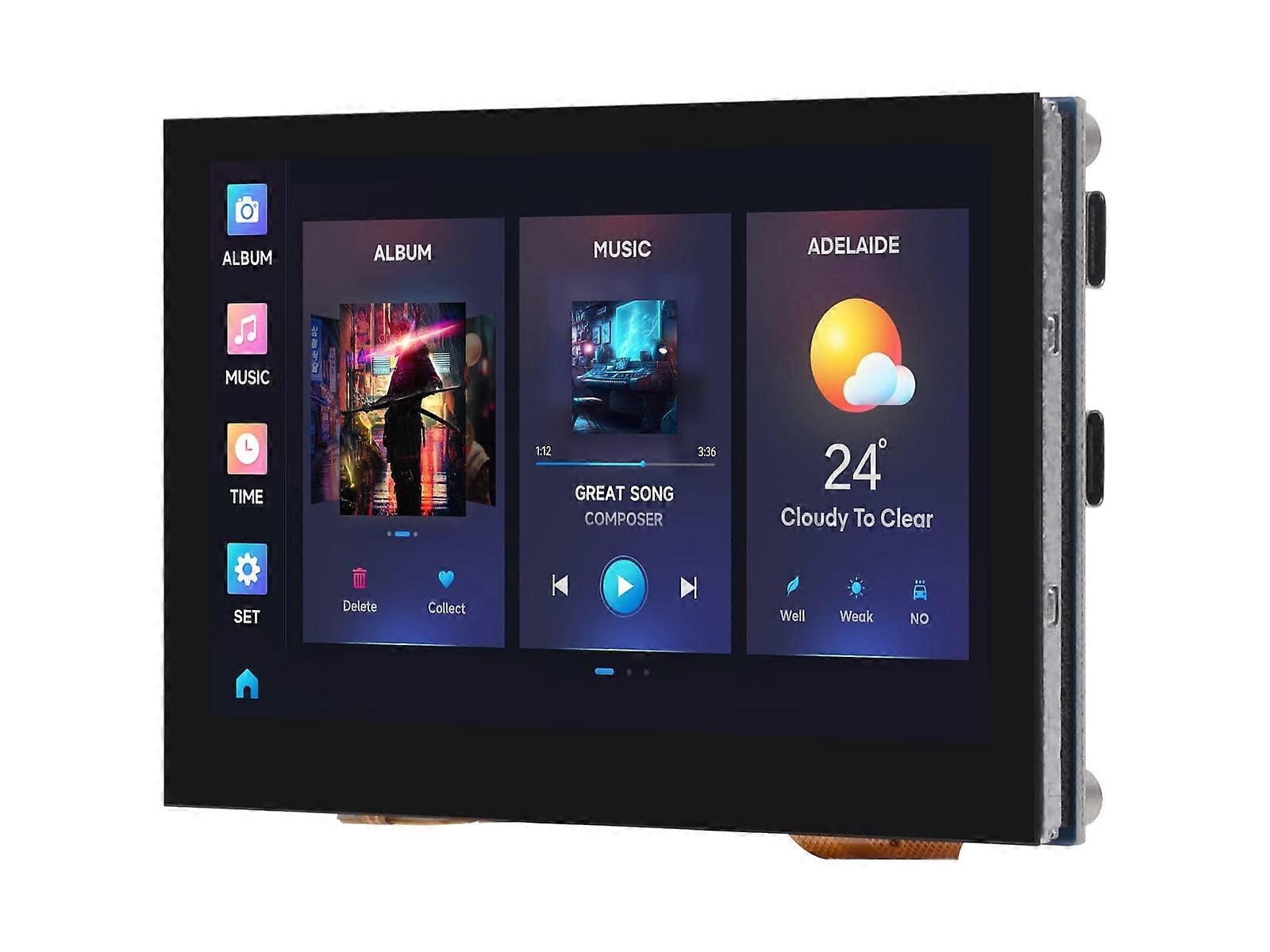 ESP32S3 4.3 inch Capacitive Touch Display with WiFi and BLE 5, DualCore Processor