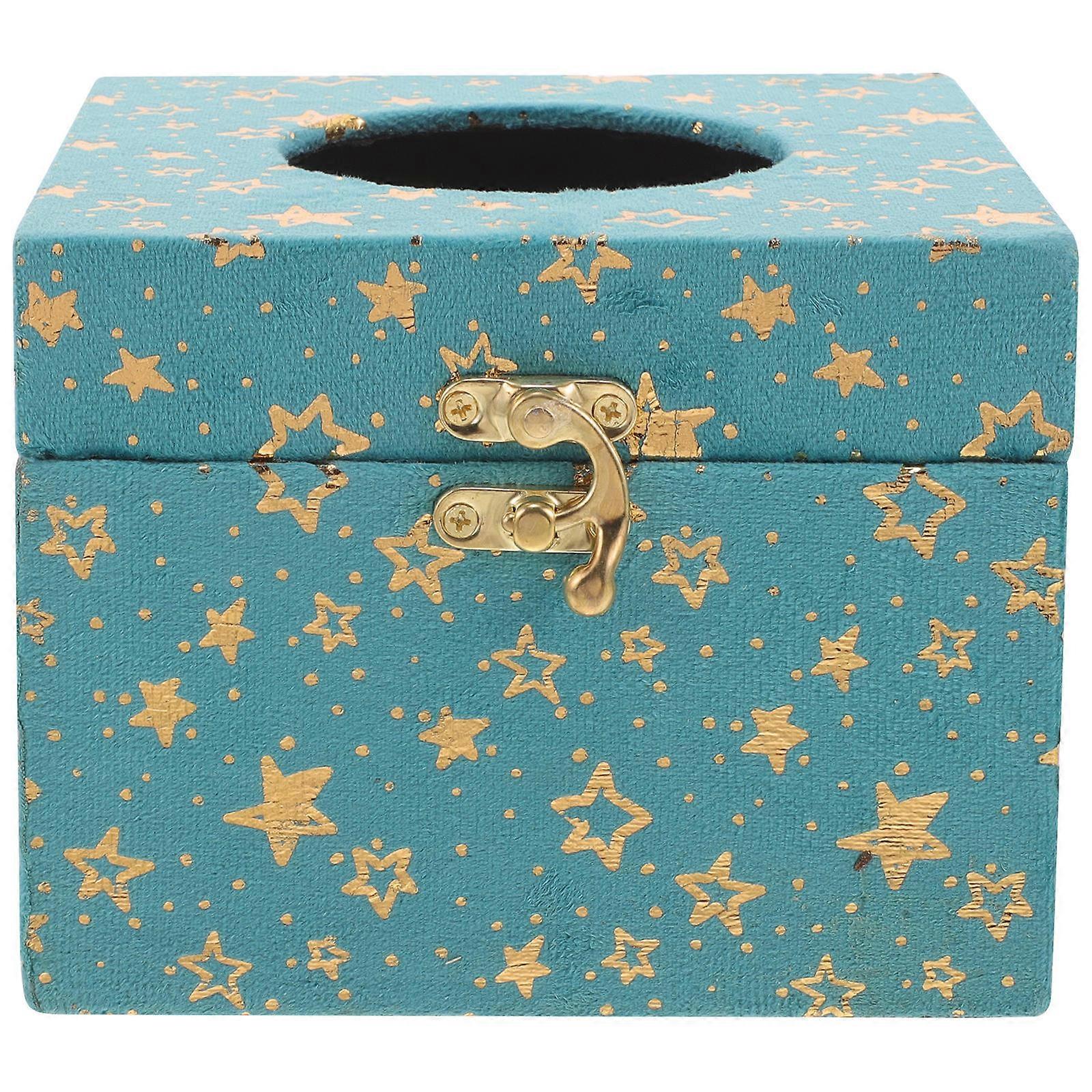 Tissue Cover Organizer Tissue Paper Storage Box Restaurant Use Easy to Remove Add Tissues 1Pcs