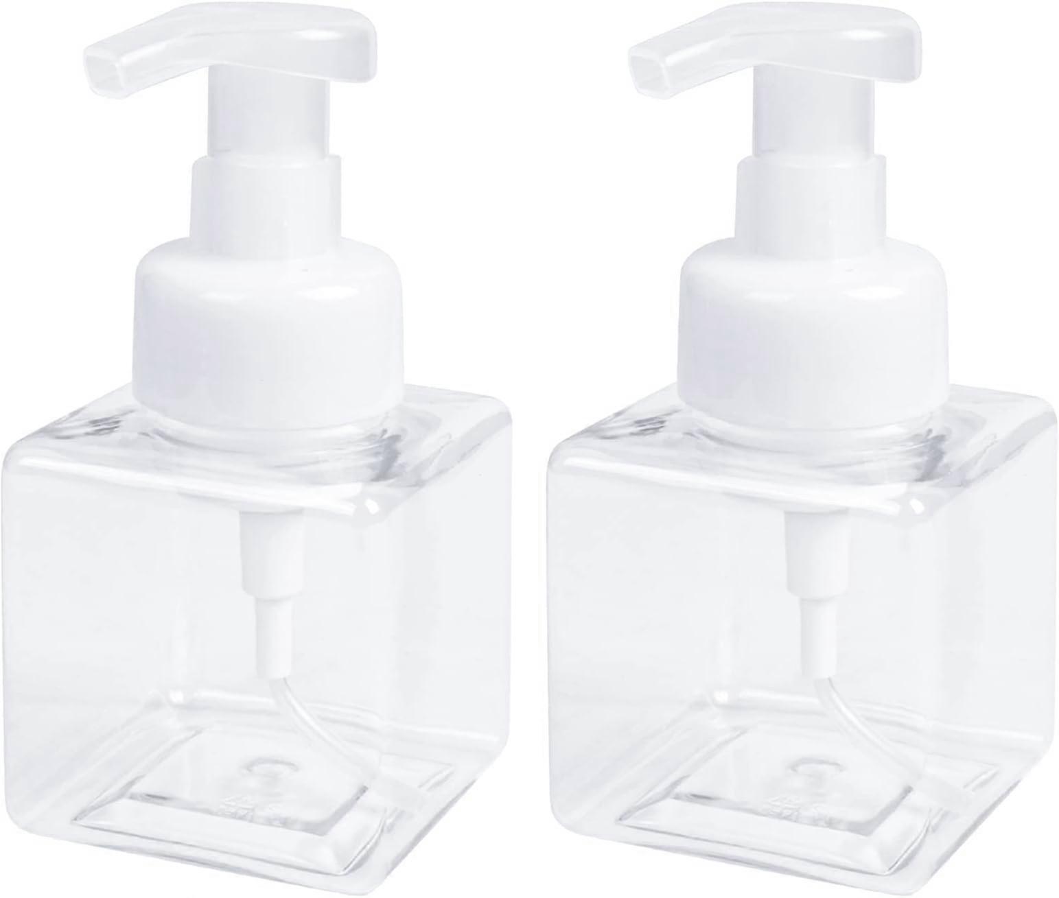 2pcs Foam Soap Dispenser for Kitchen Bathroom Cleaner