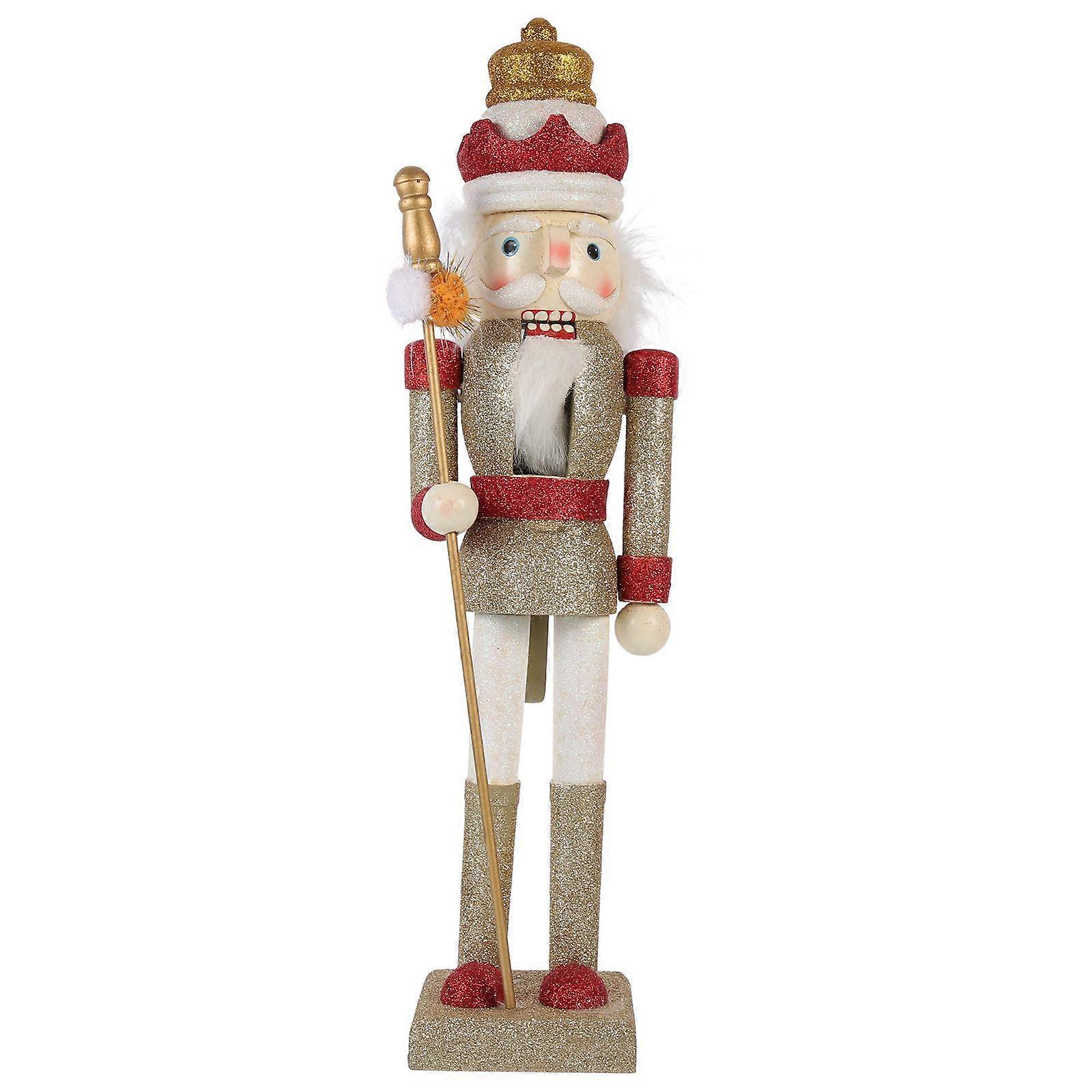 Nutcracker Soldier Decor Christmas Nutcracker Figure Wooden Nutcracker Soldier
