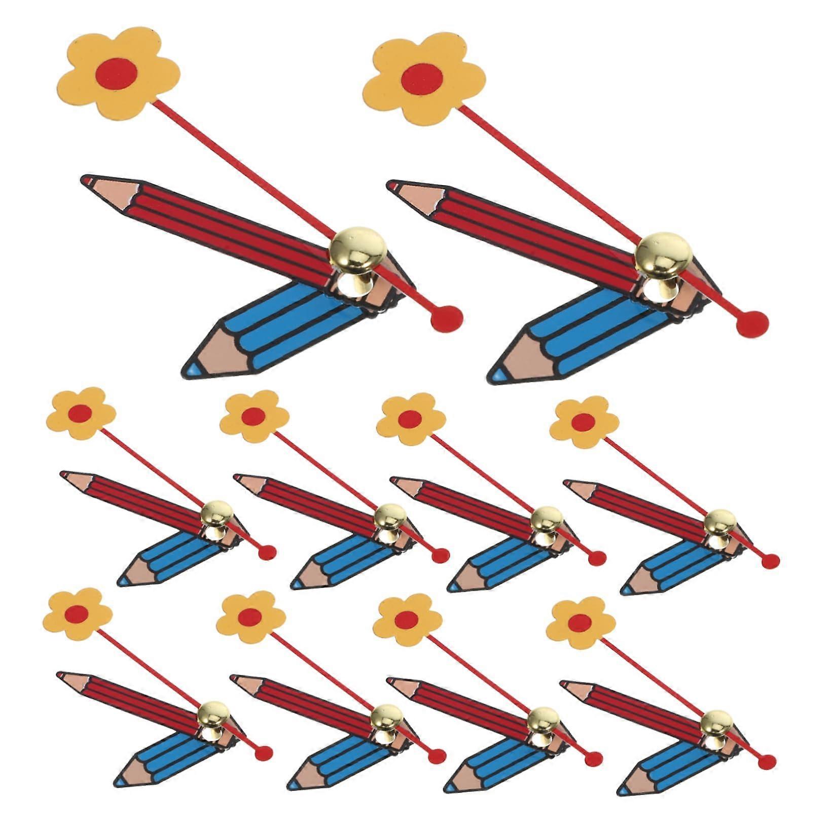 10 Sets Elegant Clock Hands for Watch Repair, Decorative Replacement Parts in Various Styles and Sizes