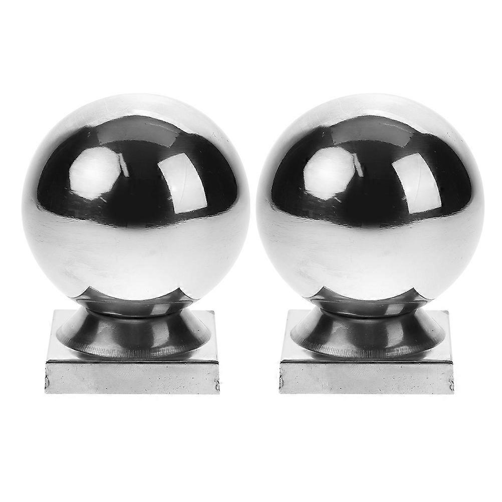 Stainless Steel Round Post Caps for Handrails – Decorative Railing Balls for Stairs, Fences, and Balustrades – Durable Outdoor and Indoor Finials