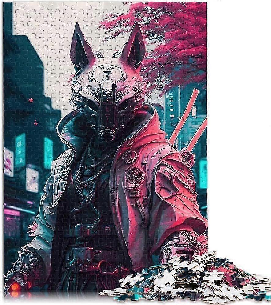 mechanischer Wolf 1000 Teile Puzzles für Erwachsene Puzzles für Erwachsene Puzzle Karton Puzzles Puzzle Bunte Designs Stil 6 2025