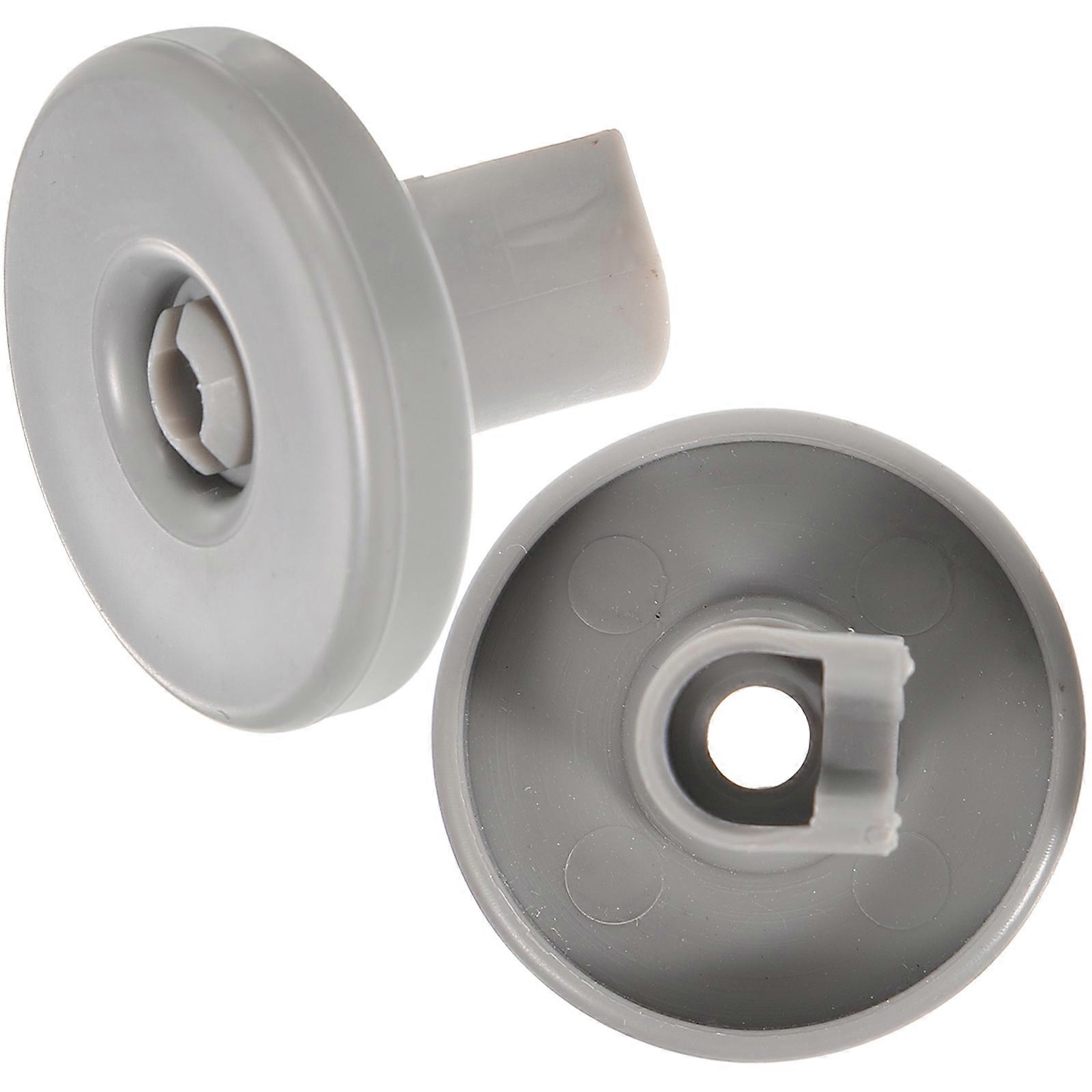 Dishwasher Lower Rack Wheel Replacement Part Enhanced Stability 2Pcs