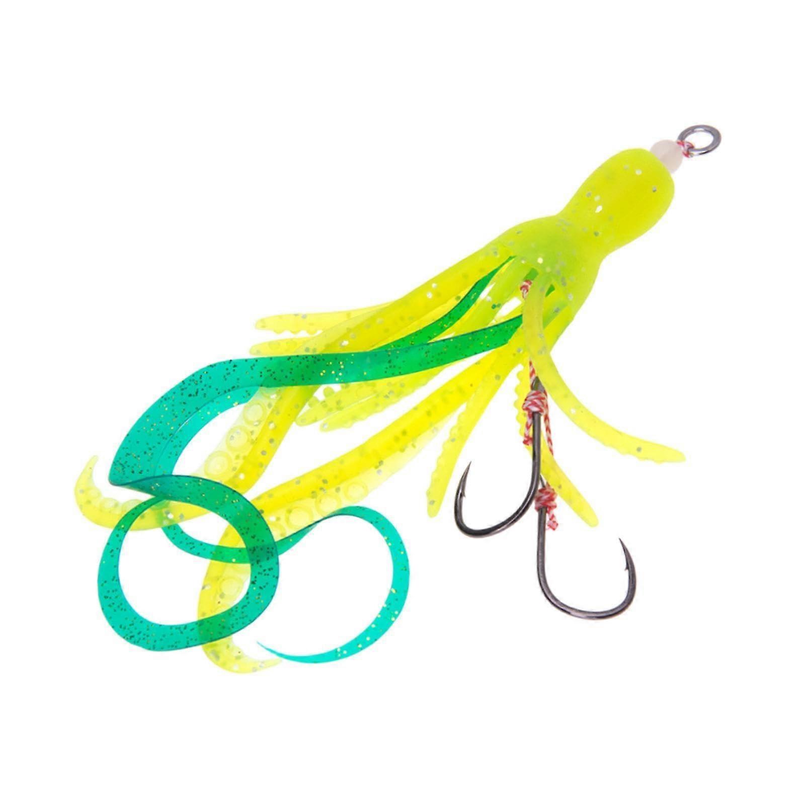 Fishing Lure Jig Lure for Freshwater Fishing, Realistic and Lifelike, Sharp Bright Green, Professional Gift Accessory