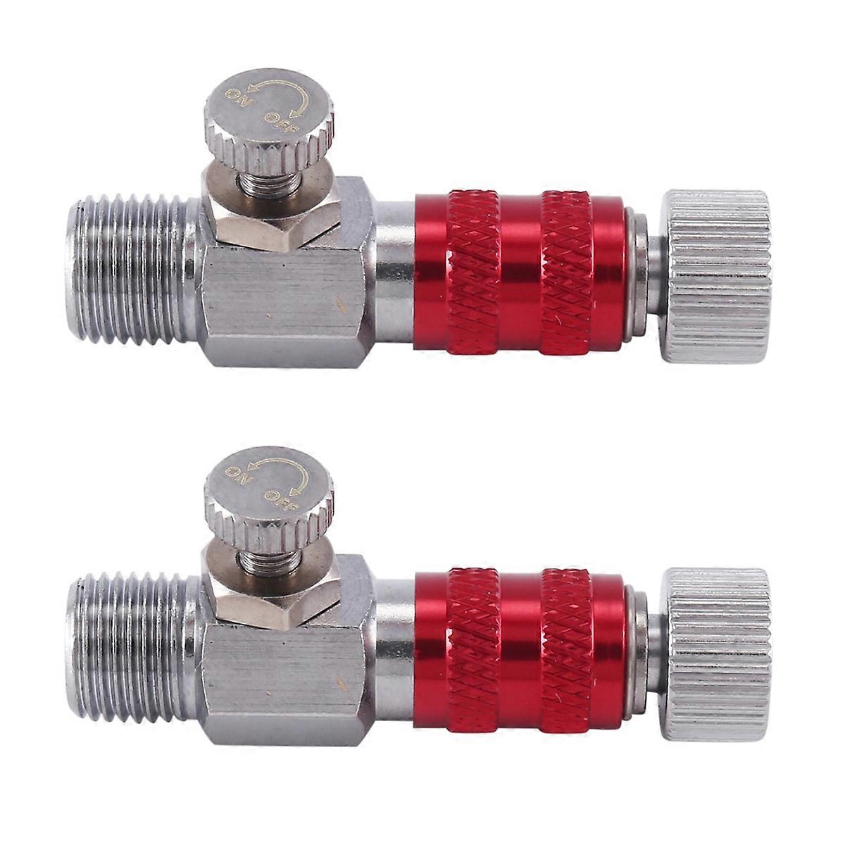 Airbrush Quick Release Air Control Fitting Adapter 1/8 Inch Threaded Hose Connection Adjustment Valv