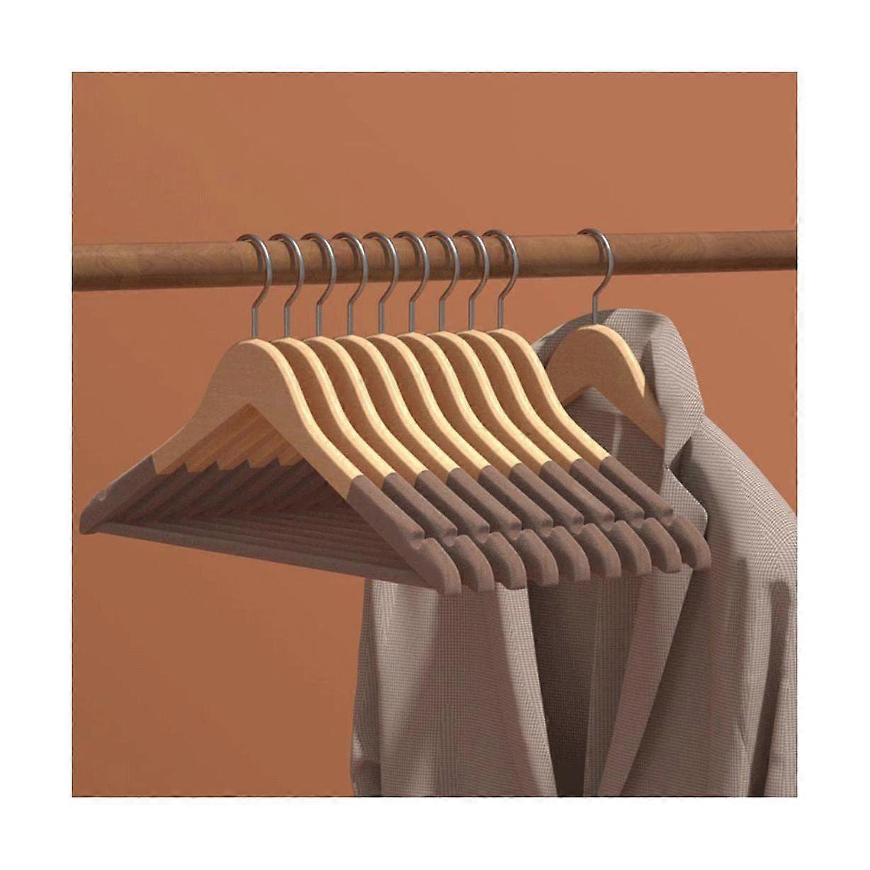 Space-Saving Velvet Hangers for Clothes, Non-Slip Design, Premium Quality, 10-Pack, Slim Profile, Durable Material