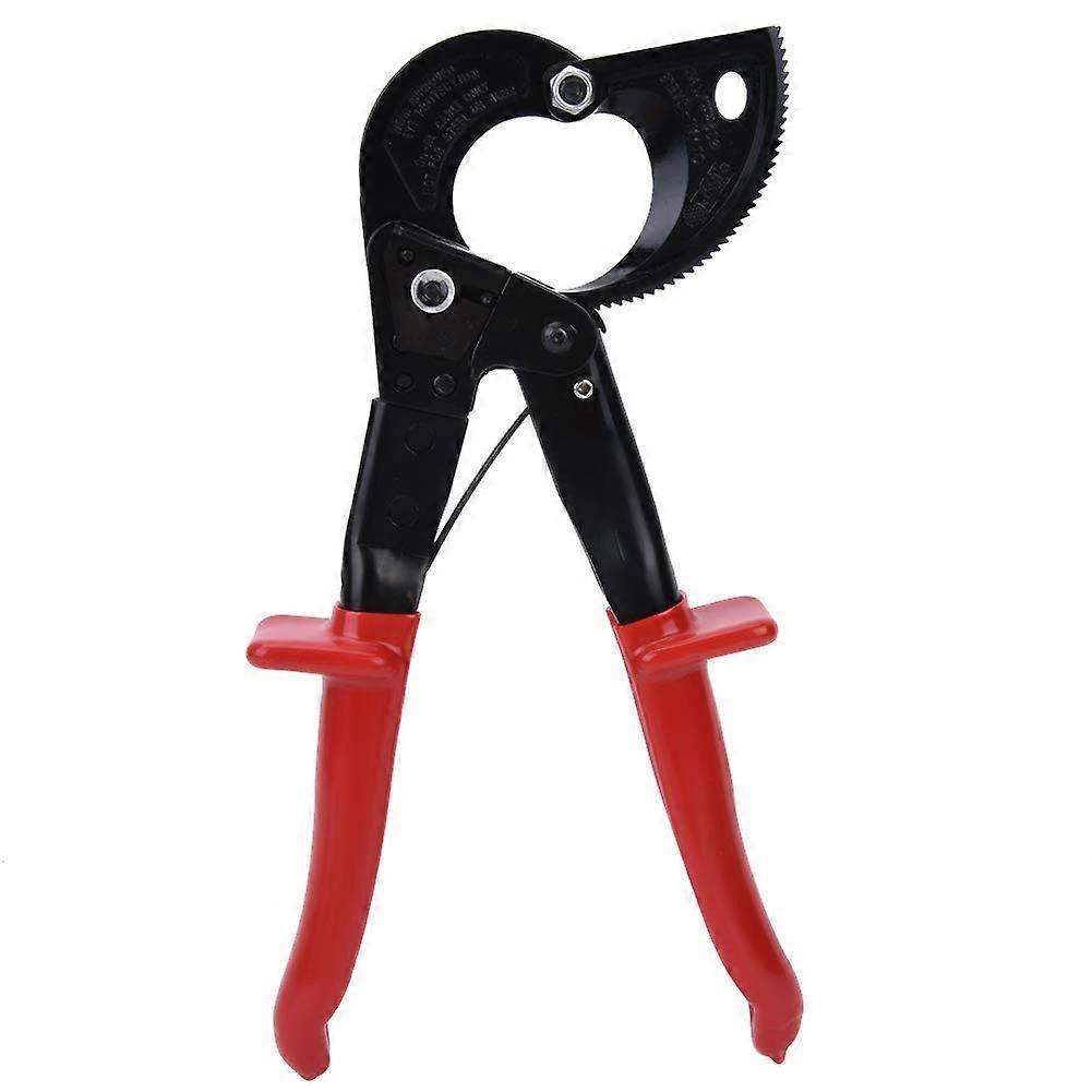 Wire Stripper Tool, Multifunctional Ratchet Cable Cutter for Aluminium and Copper Wires, 240 mm² Capacity, Rubber Handle