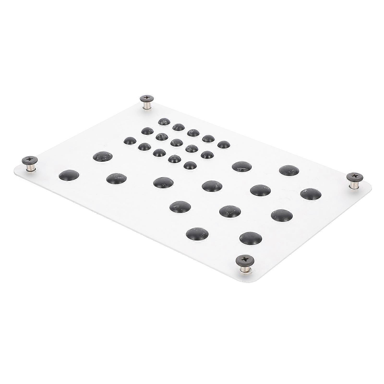 Foot Pedal Anti-slip Mats Car Heel Pedal Pad 22X15cm 1Set