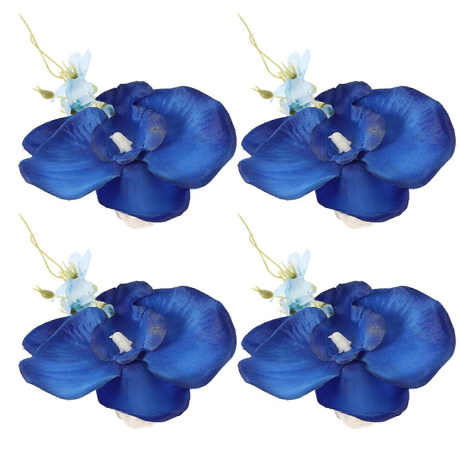 Dining Table Decor Napkin Rings Blue 16X9X4.5CM 4Pcs