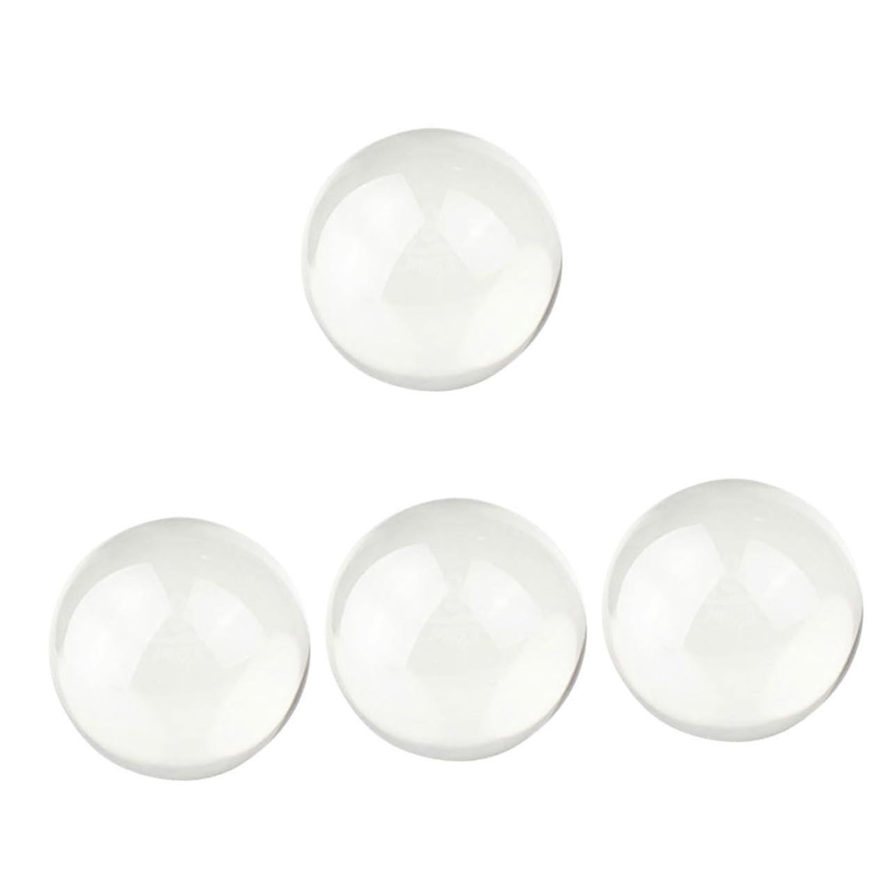 4Piece Acrylic Juggling Balls Set – Performance Tool, Transparent Spheres