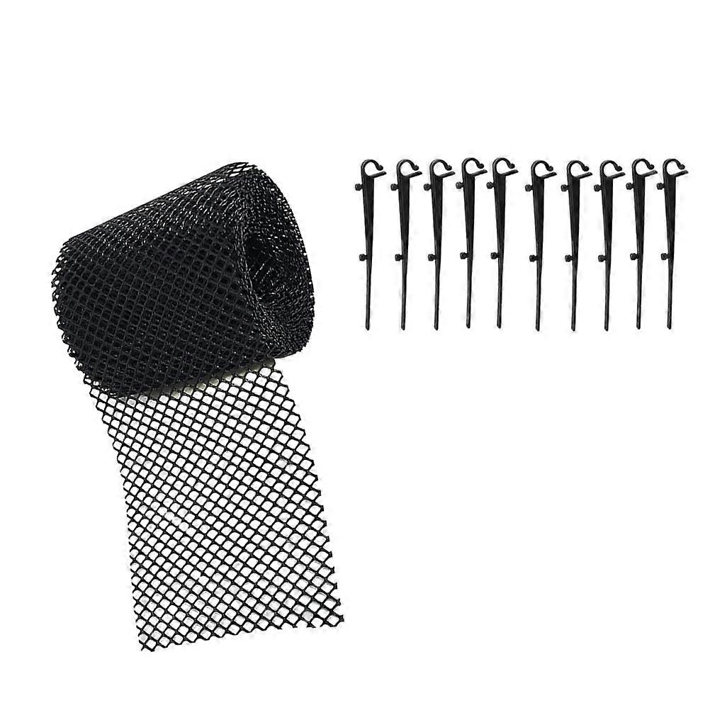 Black Protective Net for Home Use Made of Quality Plastic Durable and Easy to Install 1 Set