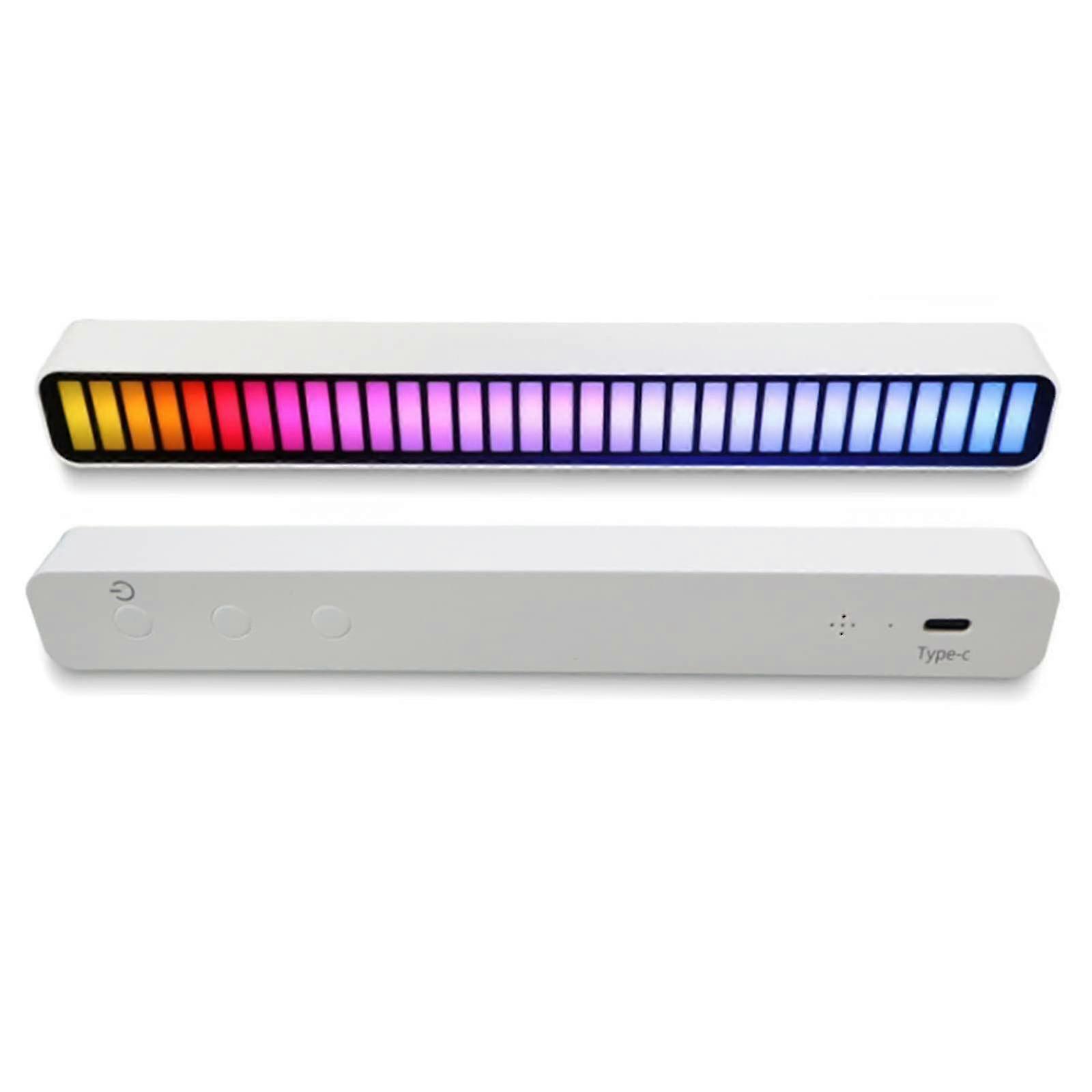 Voice Activated Colorful Rhythm Light With Sound Control And 32 Bit Music Level Indicator For Cars
