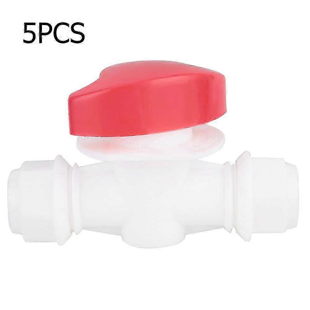 5Pcs Manual Constant Flow Control Valve for Water Flow (1.6cm)