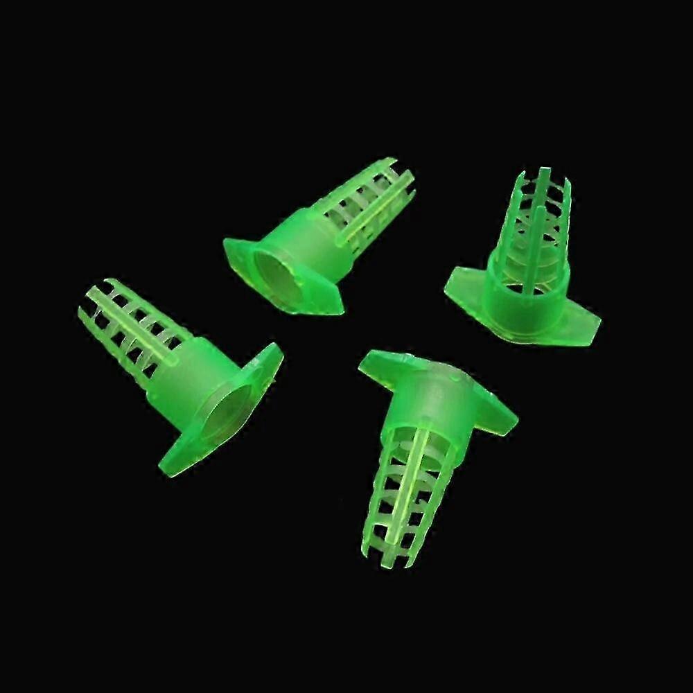 100pcs Beekeeping Tools Green Plastic Bee Queen Cage Protective Cover Equipment
