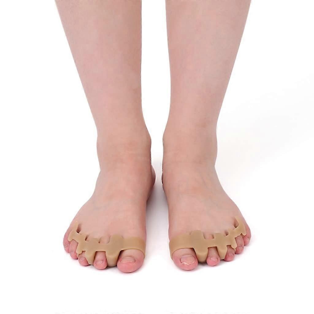 Soft silicone bunion corrector, protective toe separator, hallux valgus stretcher spreader, soft gel spacers, stretcher, care tool, foot tool
