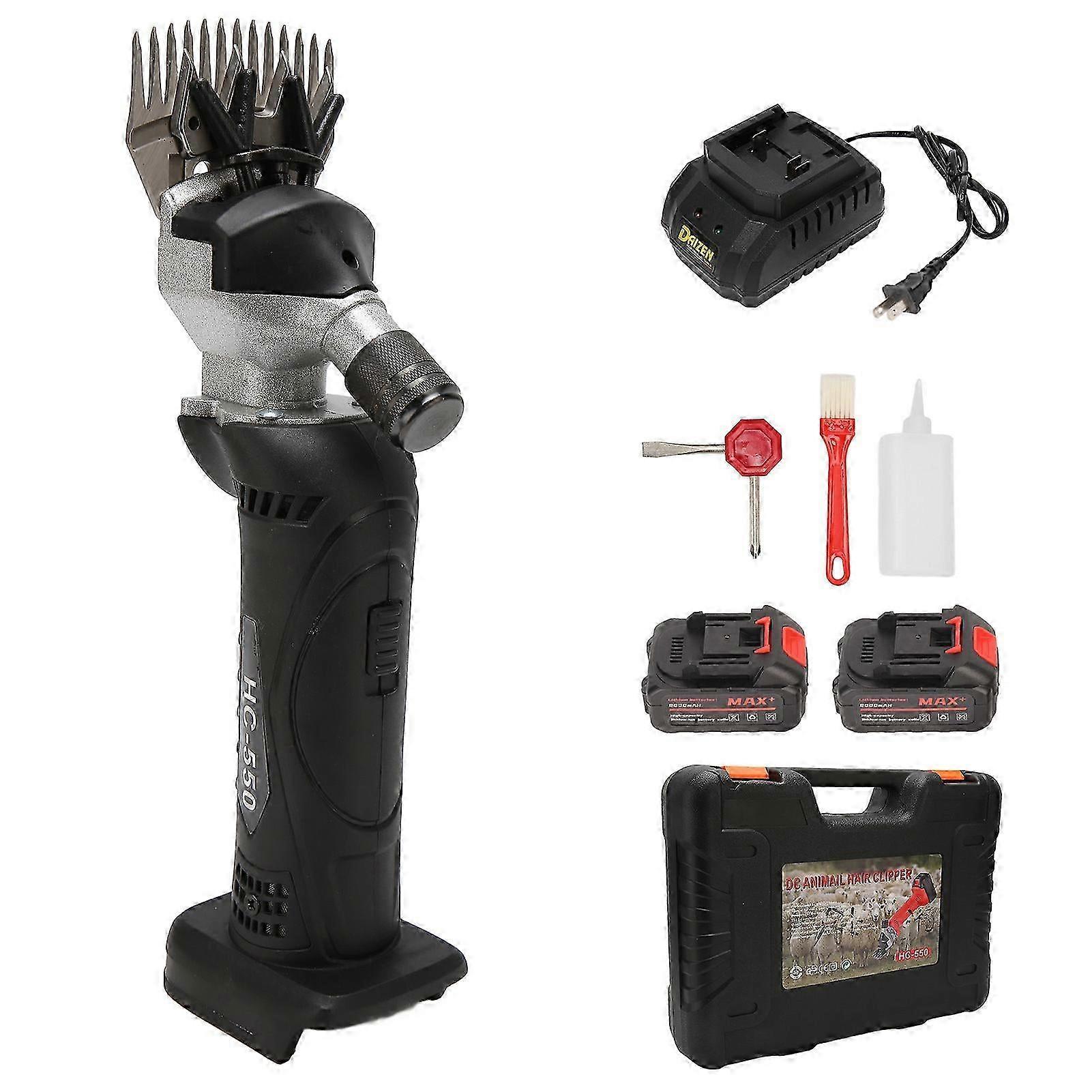 Sheep Shears Black 200w Motor 6 Speed Maximum 2600rpm 4000mah Alloy Blade Carpet Trimmer For Home Farm 100240v Us Plug