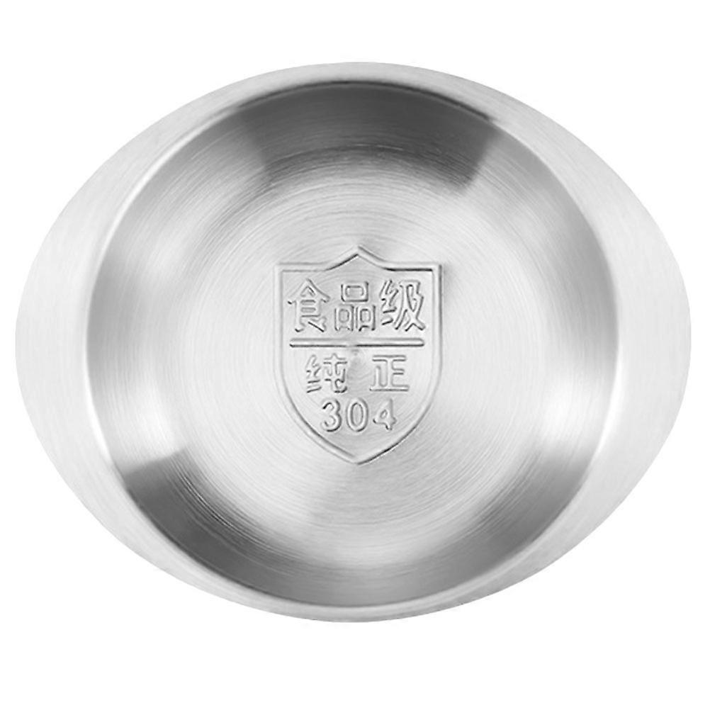 Stainless Steel Mini Bowl Sauce Dish General Users Round 9.50X8.00X5.50CM Serving Soy Sauce 1Pack