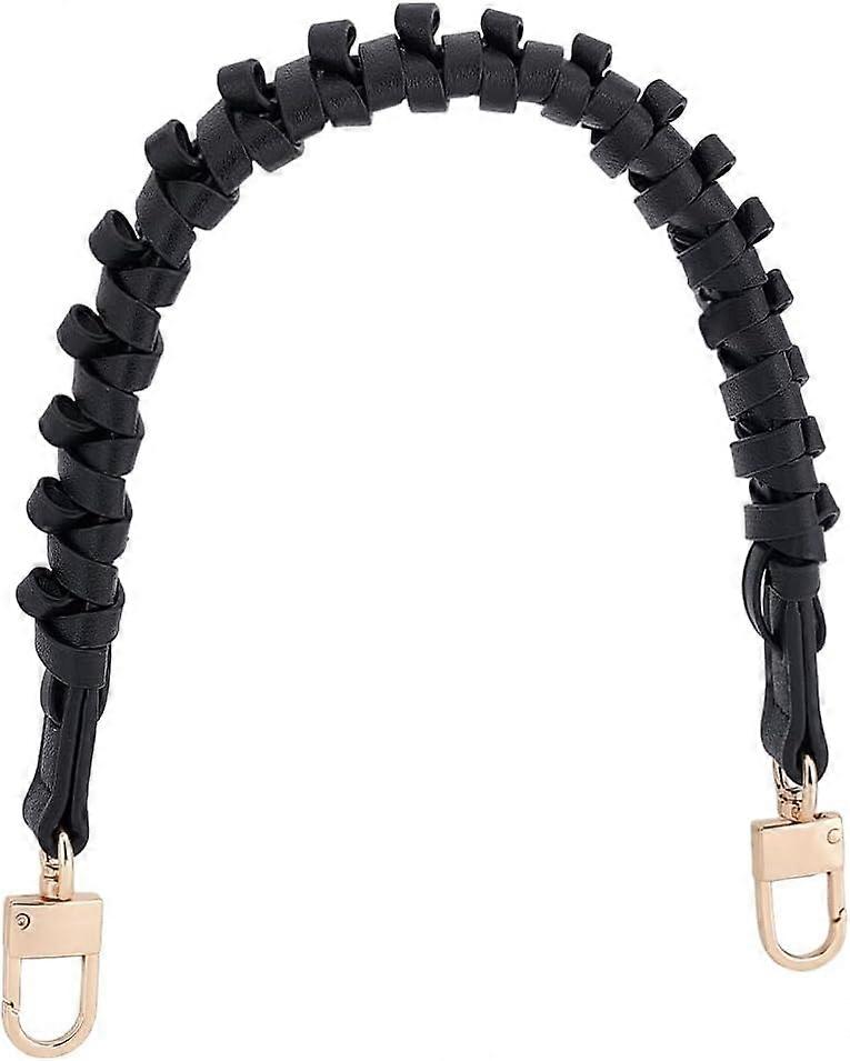 Woven wallet strap, 1 PU leather replacement handle