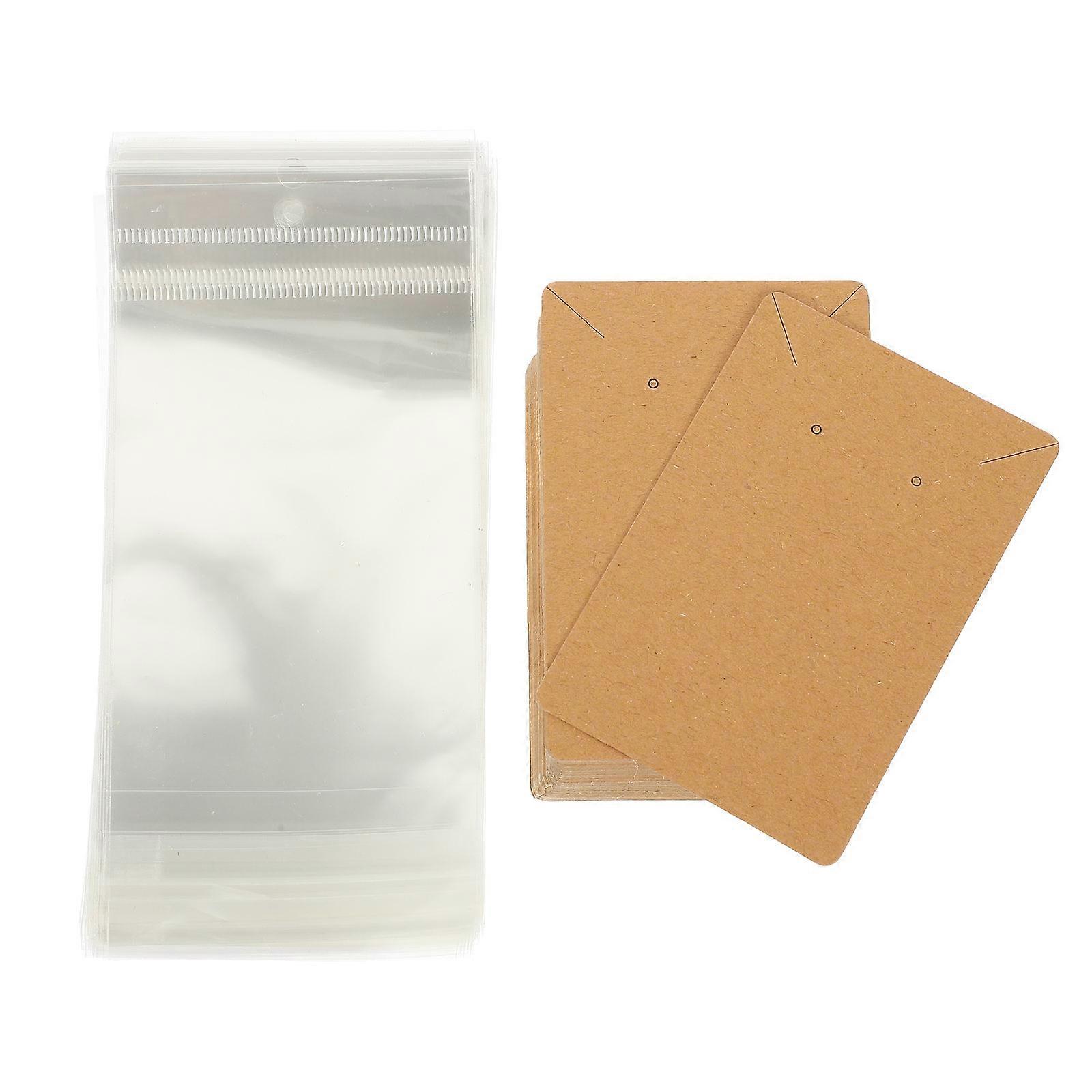 Necklace Earring Display Cards Earrings Show Card Simple Design 13.00X7.00X0.10CM Packaging 200Pcs