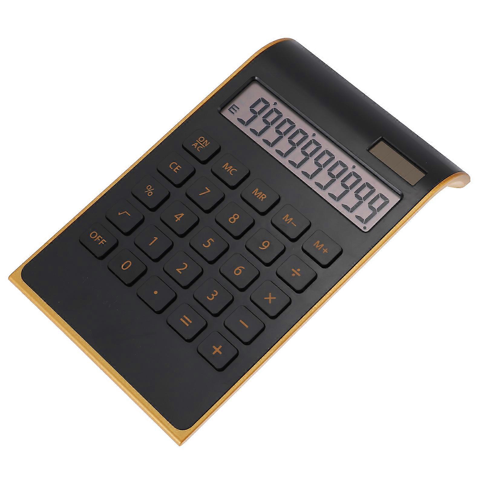 Desktop Calculator Solar Basic Calculator Elegant Design Ultra Thin Square 1Pack