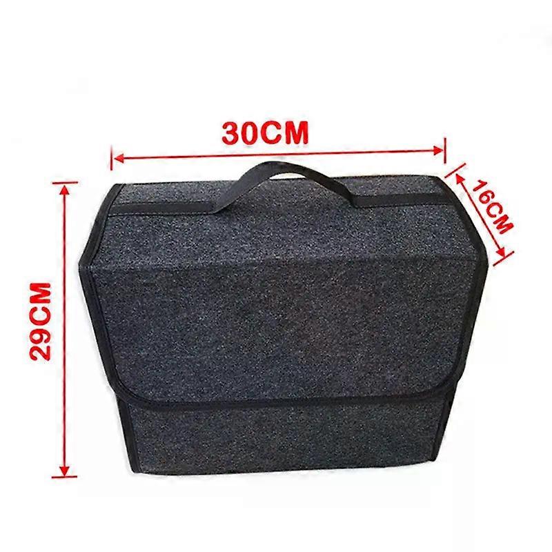 Car trunk organizers Portable Foldable Woolen Felt Car Storage Organizer Car Storage Box Stowing Tidying Storage Box Fit For Bottle