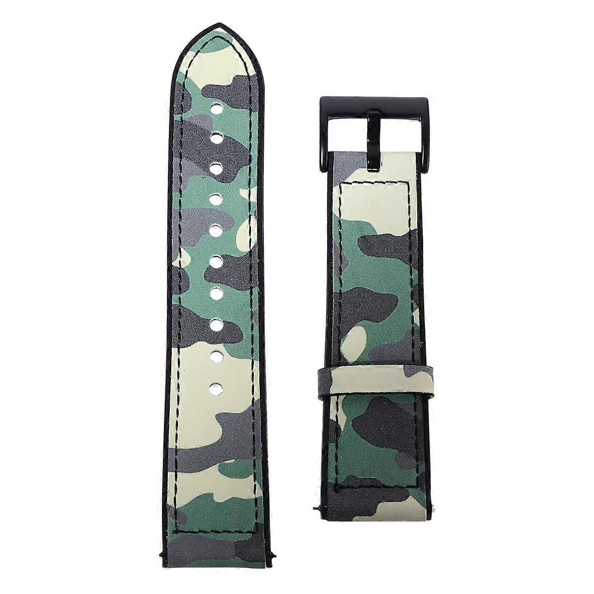 Stylish Durable Wristwatch Band for Compatible Smartwatches – Camouflage Design for Men and Women, All Occasions