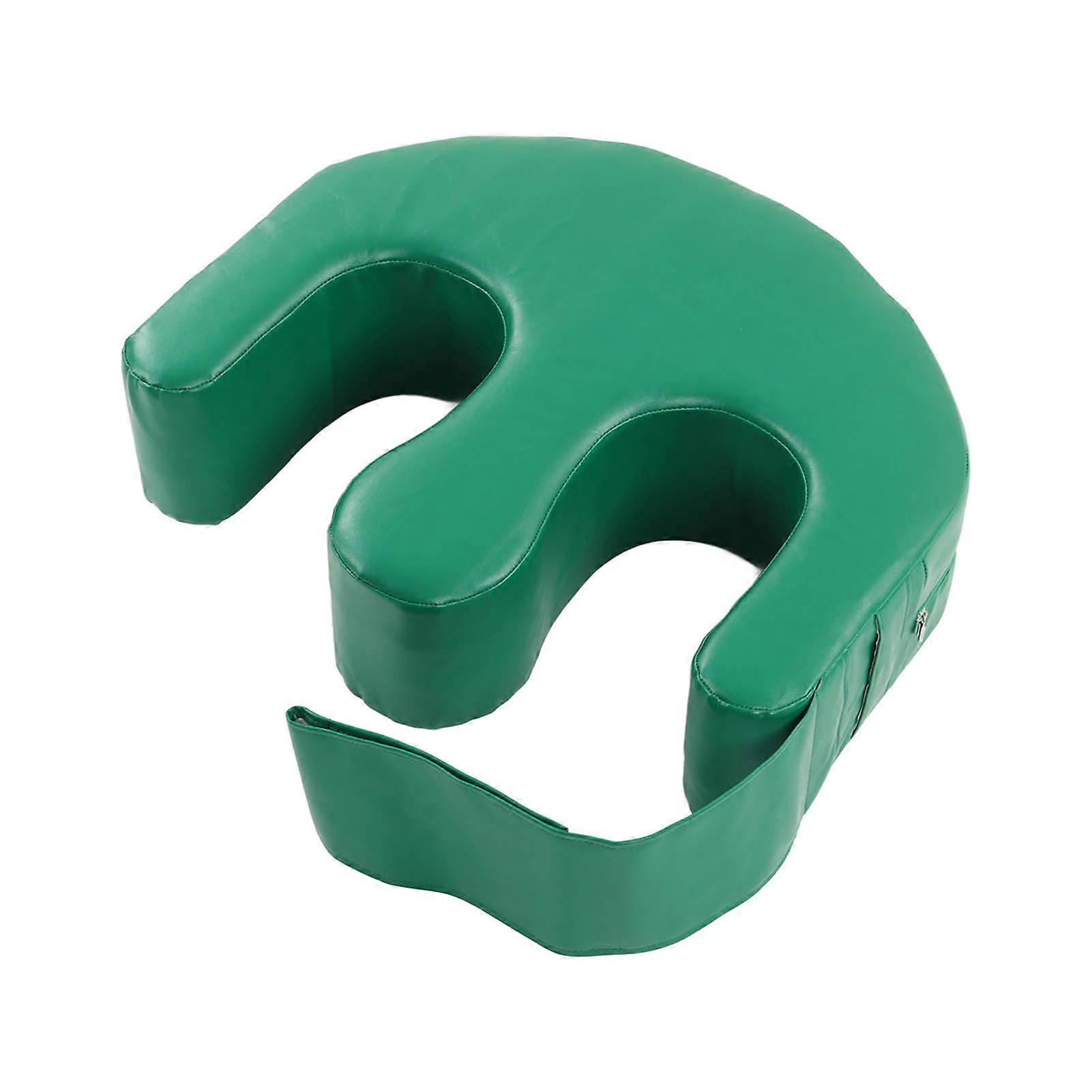 Patient Turning U Shaped Pillow with Hook Loop Fastener Paralyzed Patient Elderly Turn Over Pillow