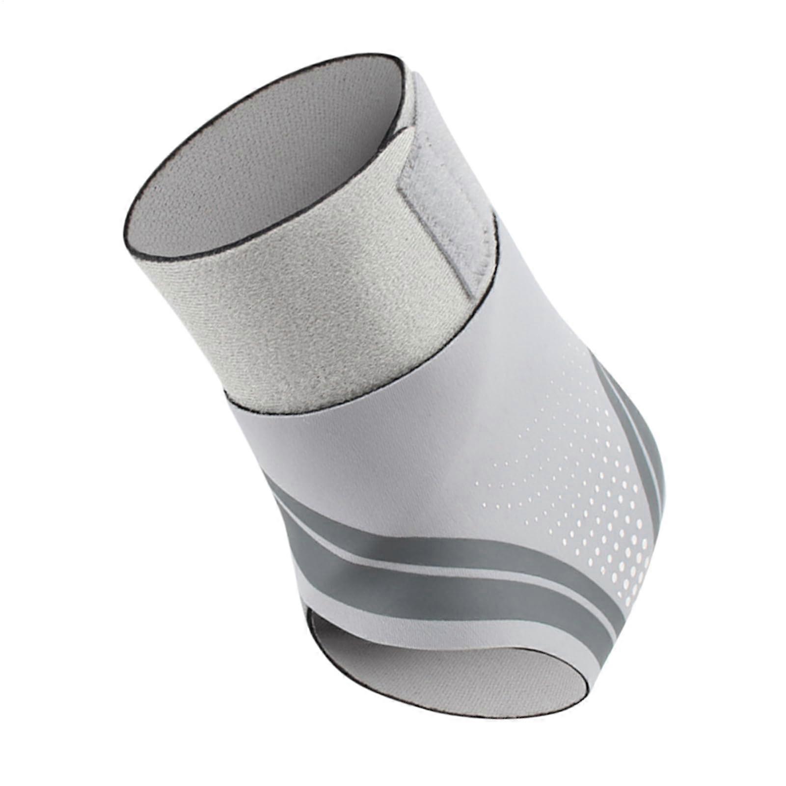 Sports Ankle Brace Right Ankle Wrap Breathable Gray Support and Protector