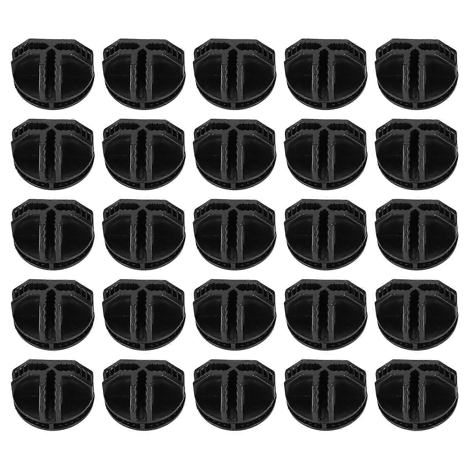 40pcs Cube Connectors,Plastic Storage Cube Connectors,Wire Cube Connectors,Plastic Wire Grid Cube For Modular Closet Storage Organizer And Wire Shelf