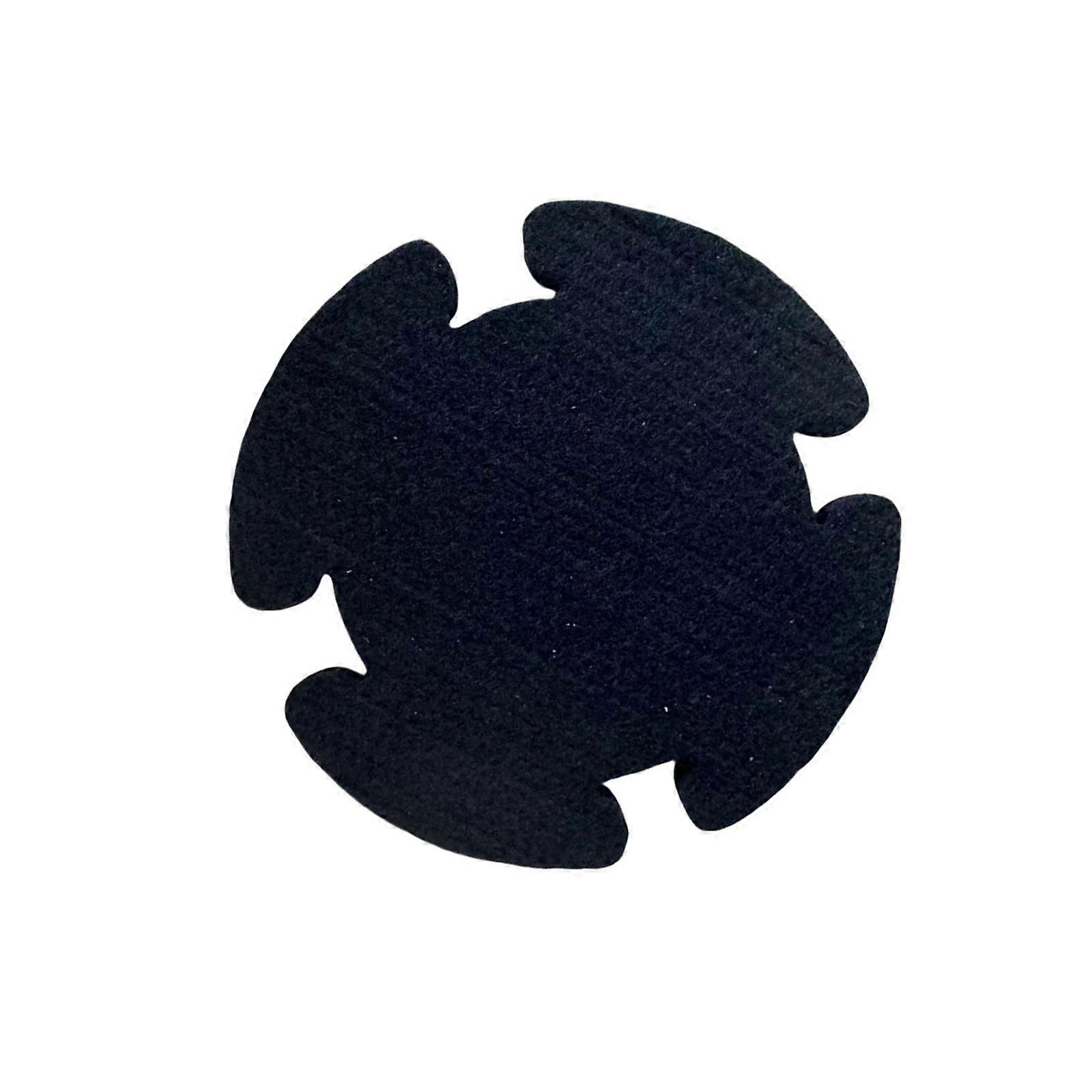 Bass Kick Drum Mute Pads Drum Reinforcement Sticker Felt Drum Silencers Pad Dampeners Quiet Drum Practice Accessory Multicolor