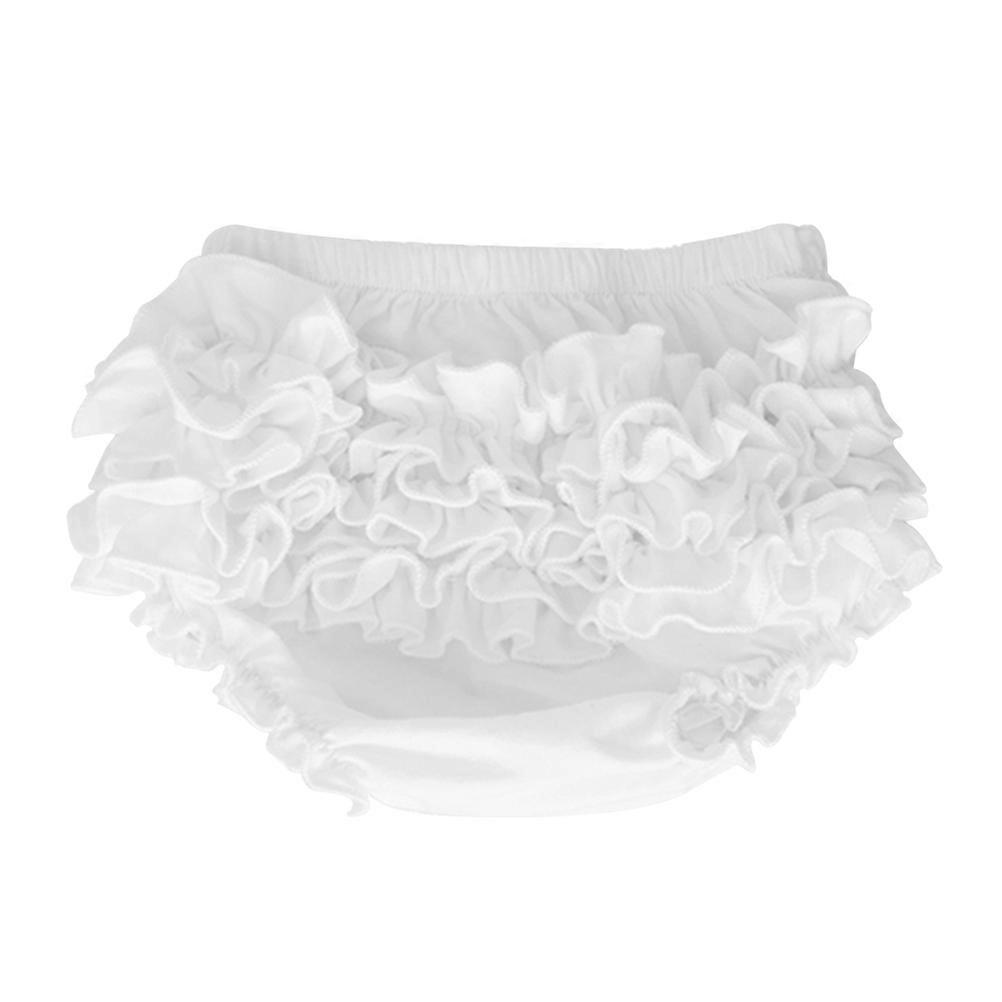 Culotte en coton à volants blanc couvre-couche pour tout-petits filles Halloween L taille confortable 1Pack