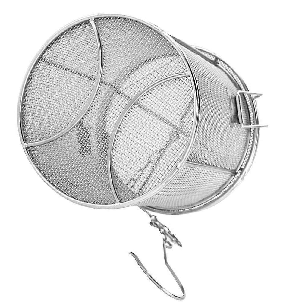 Stainless Steel Spice Infuser Soup Filter Basket Cooking Soup Filtering Tool Silver