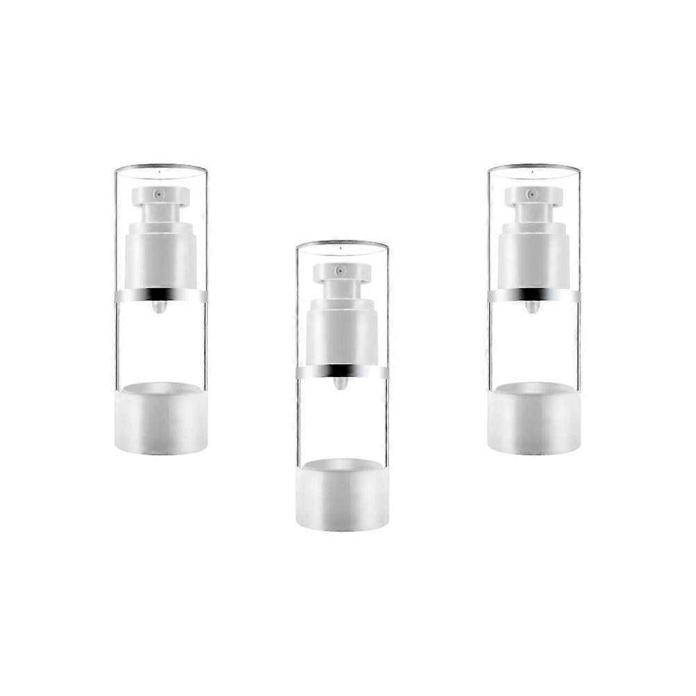 Press Pump Bottle Storage Container Modern Design AS Material 15ml 3Set