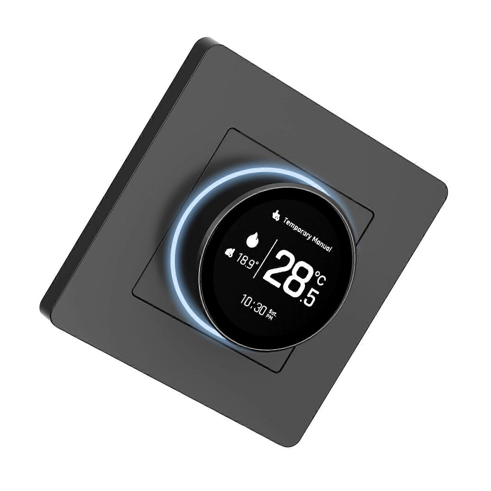Energy Efficient Black Knob Thermostat Office Temperature Manager Simple to Operate for easy house Temperature Control Multicolor