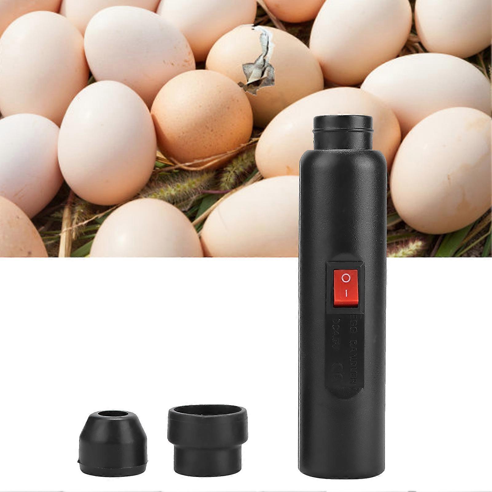 Egg Tester Cool LED Light Egg Candler Chicken Flashlight Candeling Light for Monitoring Chicken Birds Incubating 100‑240V US Plug