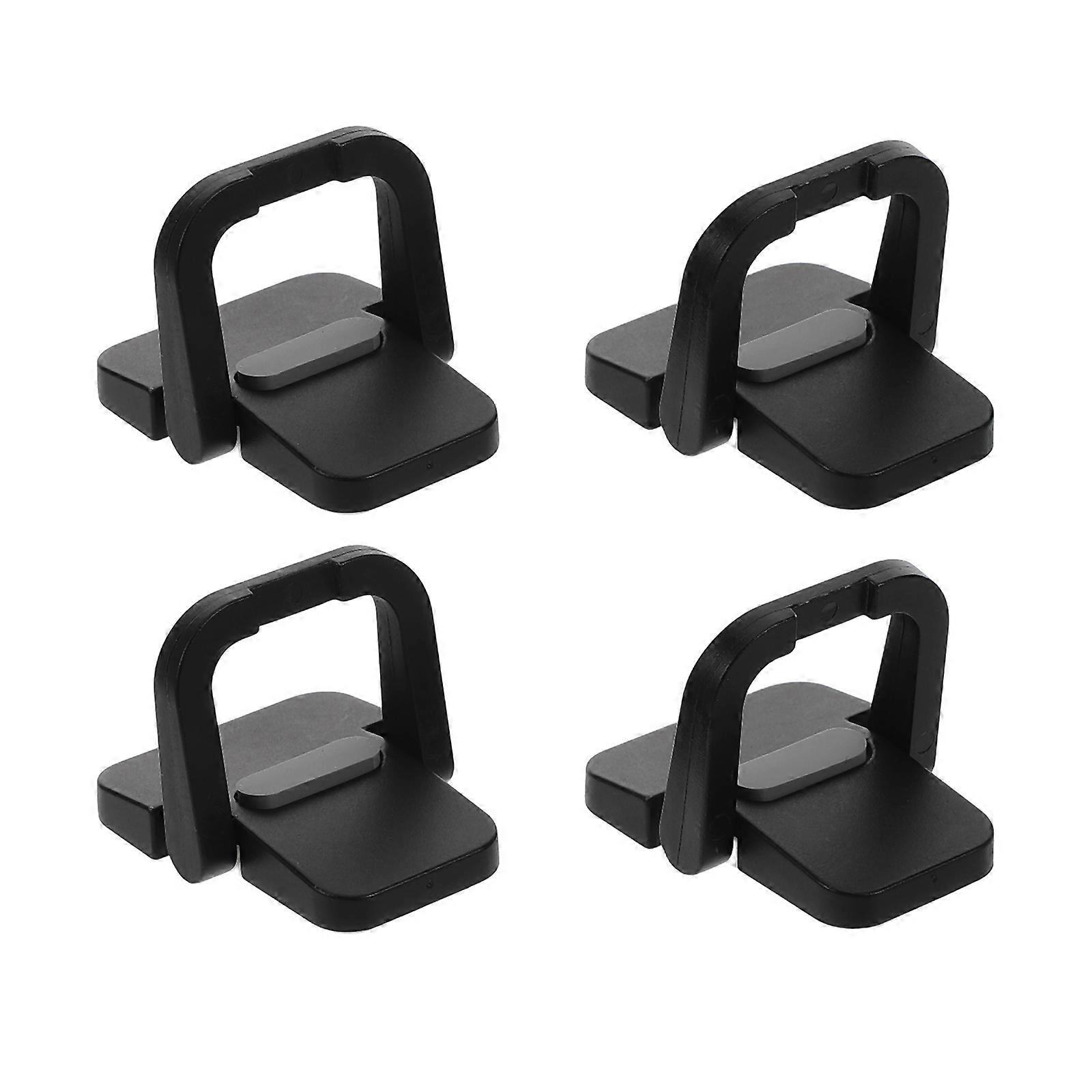 Portable Laptop Stand Riser   2pcs Black ABS Ergonomic Keyboard Lifter, Non Slip Design for Notebook and Computer Height Adjustment