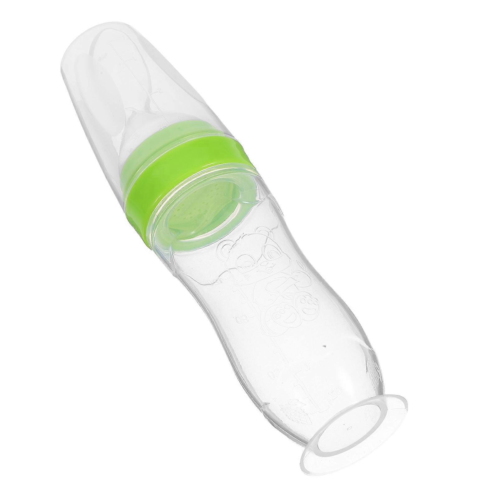 Silicone Squeeze Feeder Bottle for Safe, Easy Feeding – Ideal for Rice Paste, Milk, and Baby Food – Reusable, Easy Clean Design for Boys and Girls