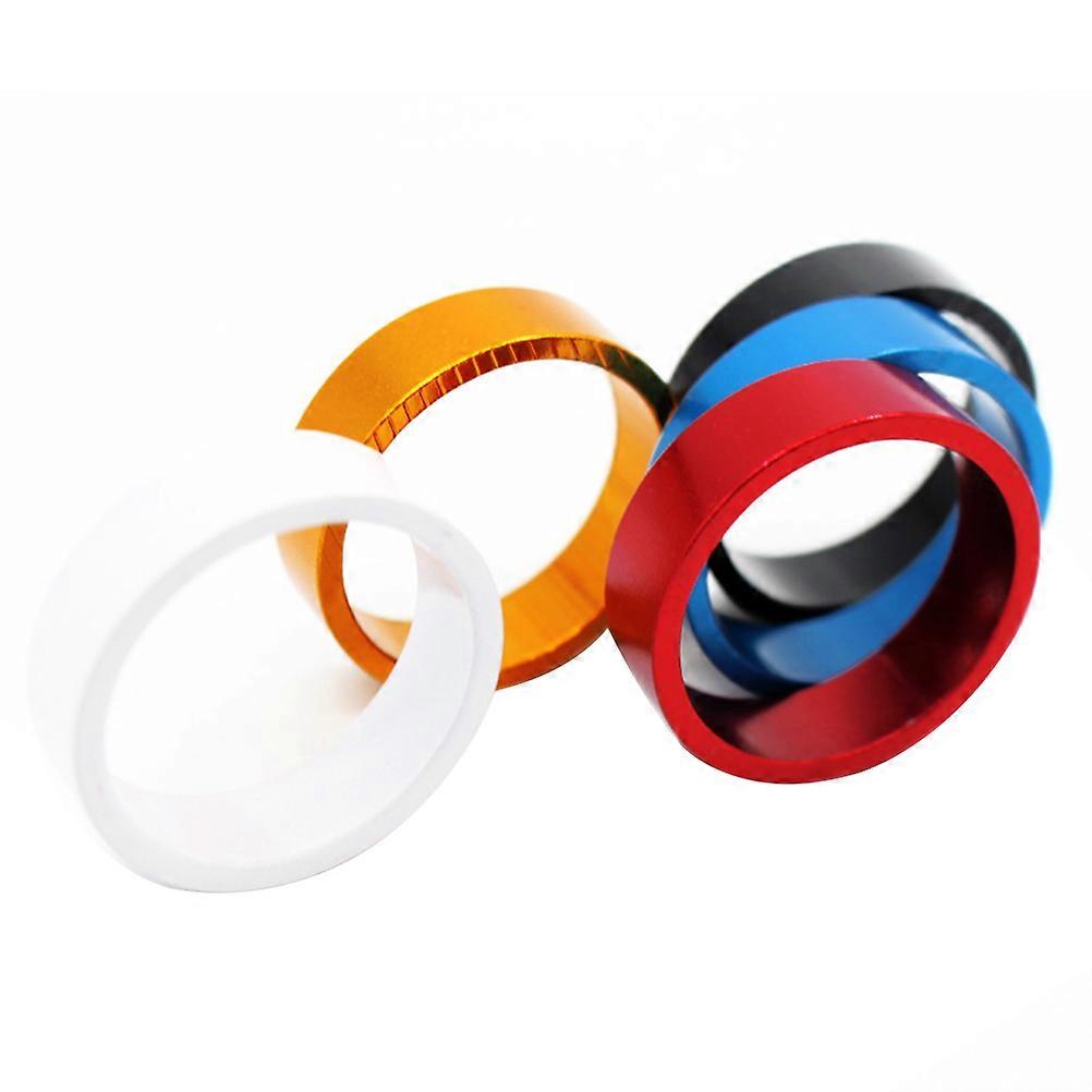 Aluminum Alloy Bike Headset Fork Spacer Easy To Install Assorted Colors For 28.6Mm 20Pcs